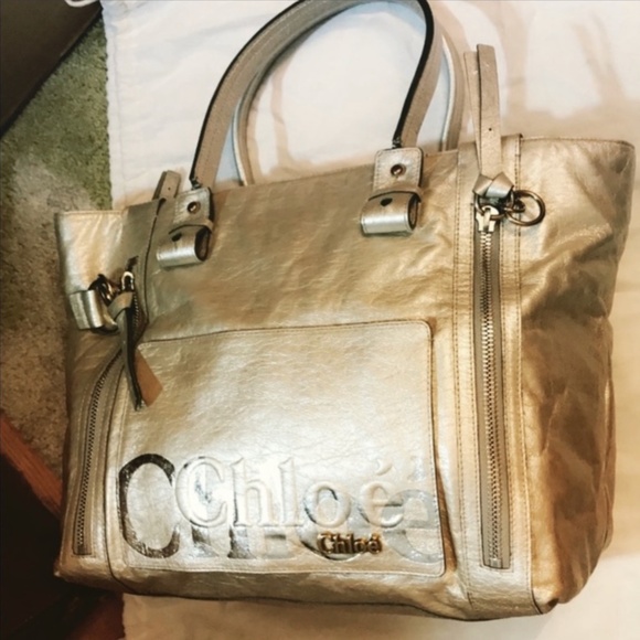 Authentic Chloe large tote - Picture 1 of 11
